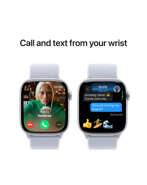 Apple Watch Series 10, GPS, Aluminum Case with Sport Loop, 42mm