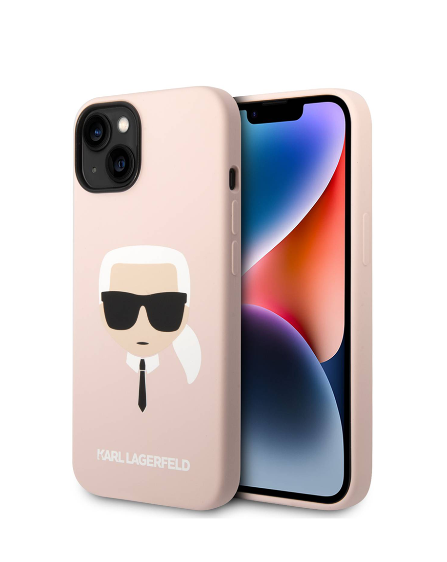 KARL LAGERFELD KLHMP14LSLKHBK - Custodia rigida in silicone per