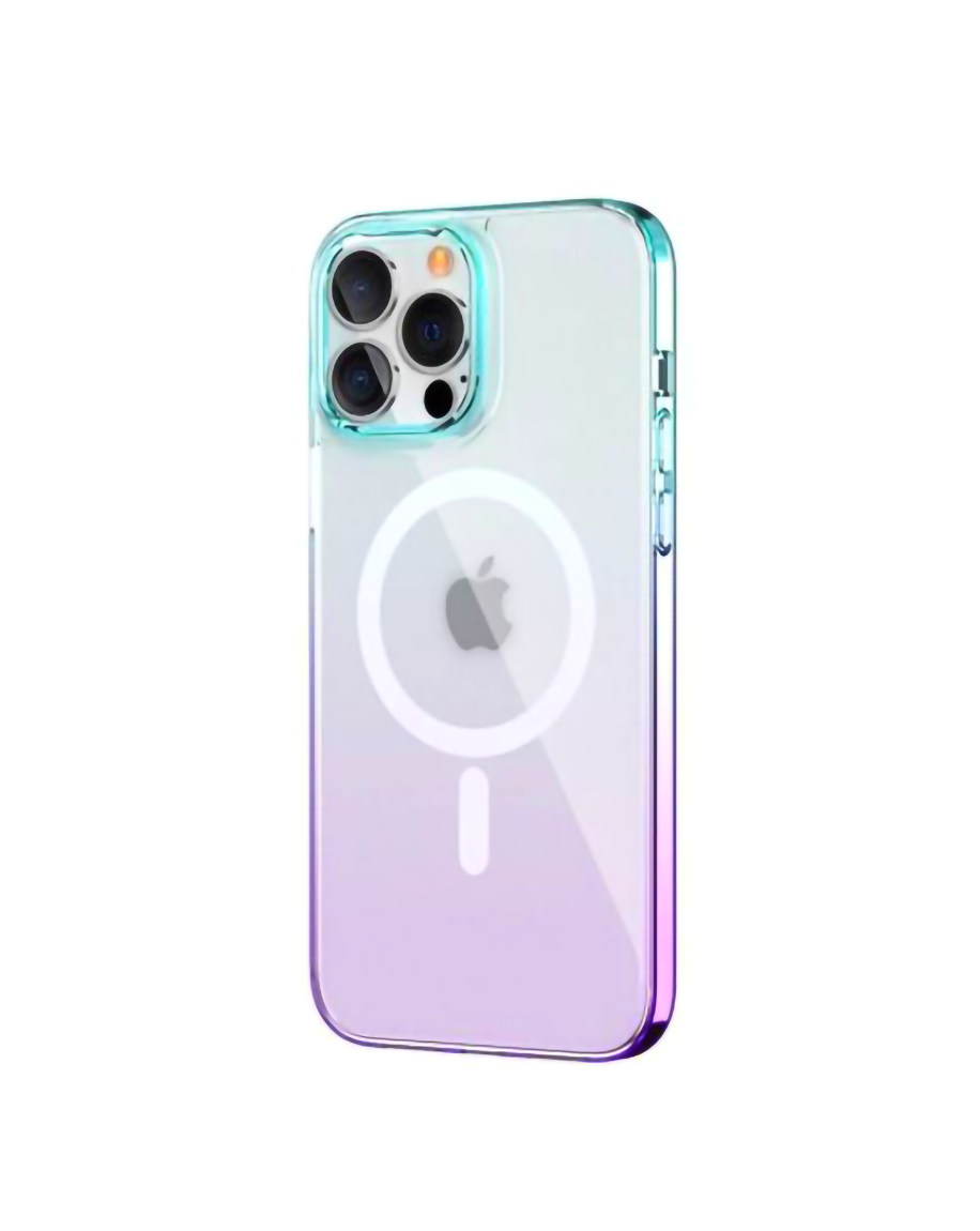 Silicone case kingxbar magsafe Telefoni mbris Kingxbar PQY Crack Series MagSafe, Apple iPhone 15 Pro Max, holograafiline hind Eestis alates 3 99