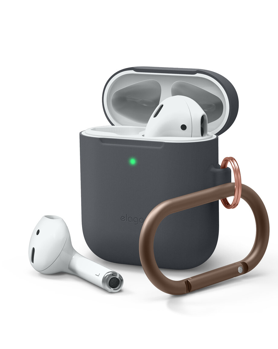 Elago Skinny Hang Case for Apple Airpods Dark Gray