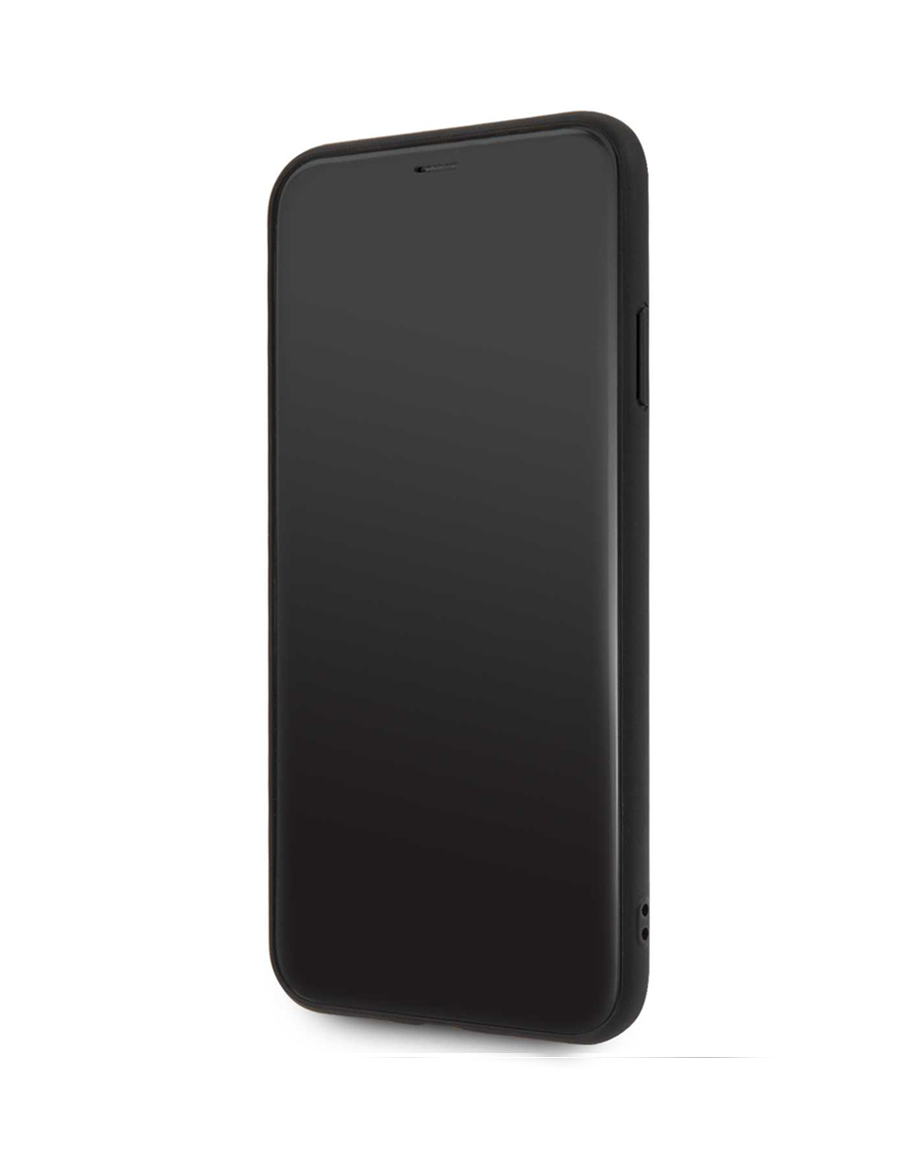 Ferrari Off Track Leather Hard Case with Embossed Lines for iPhone